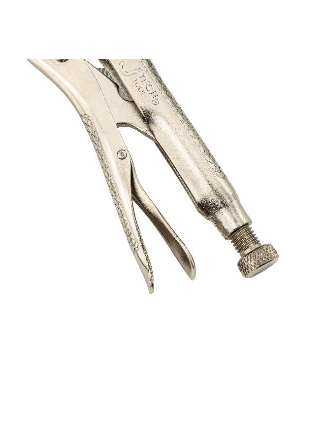 jetechtool Jetech 10-Inch Curved Jaws Locking Pliers with Wire Cutter - Chrome Vanadium Alloy Steel Body, Industrial Grade Vises Grips - LGP-10 - Image 3